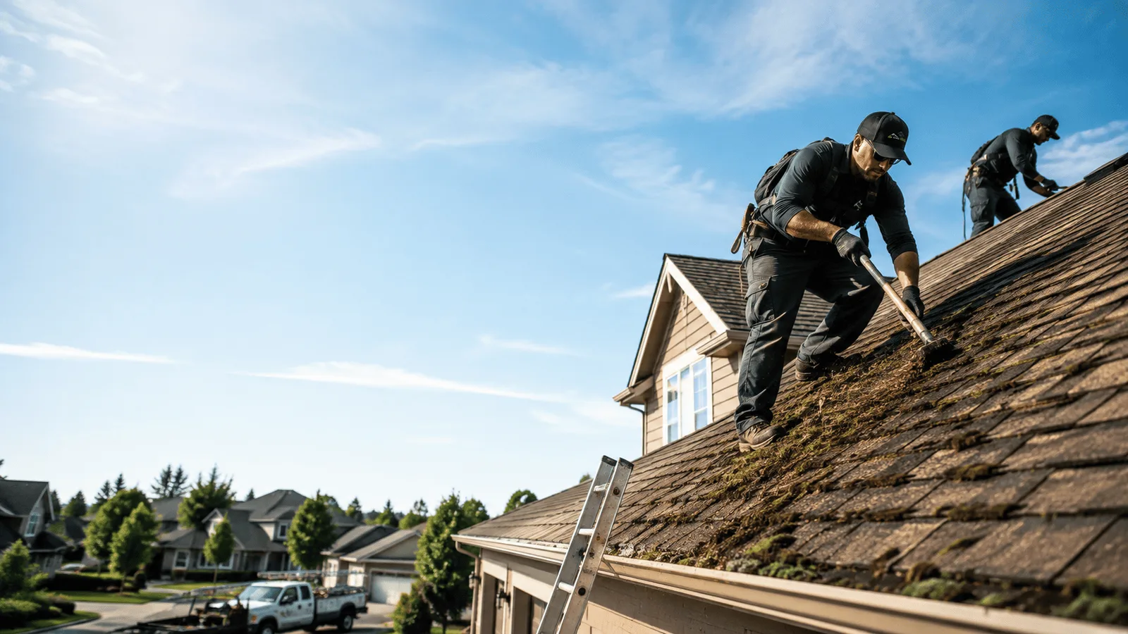 Roof Moss Removal in Perry, MI near me